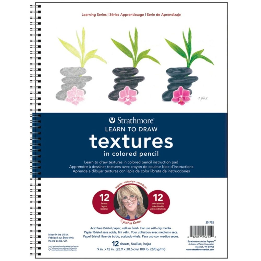 Strathmore Learn to Draw Textures in Colored Pencil Pad
